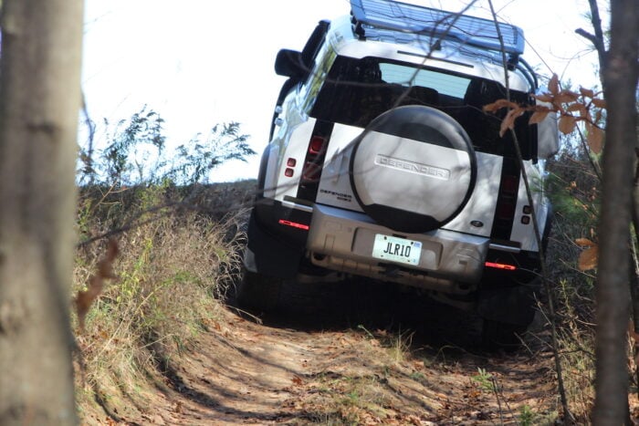 2021 land rover defender 110 rear