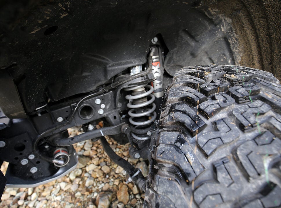 2021 Jeep Gladiator Mojave tire and Fox shocks