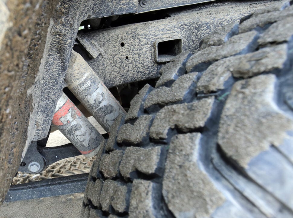 2021 Jeep Gladiator Mojave shocks up close