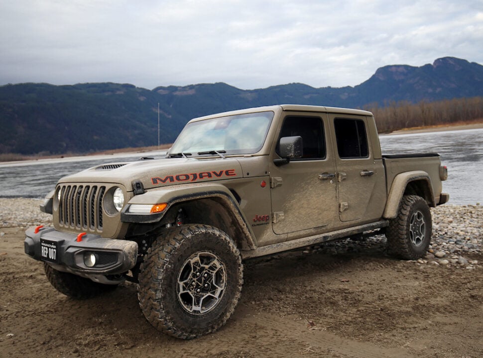 2021 Jeep Gladiator Mojave parked by water