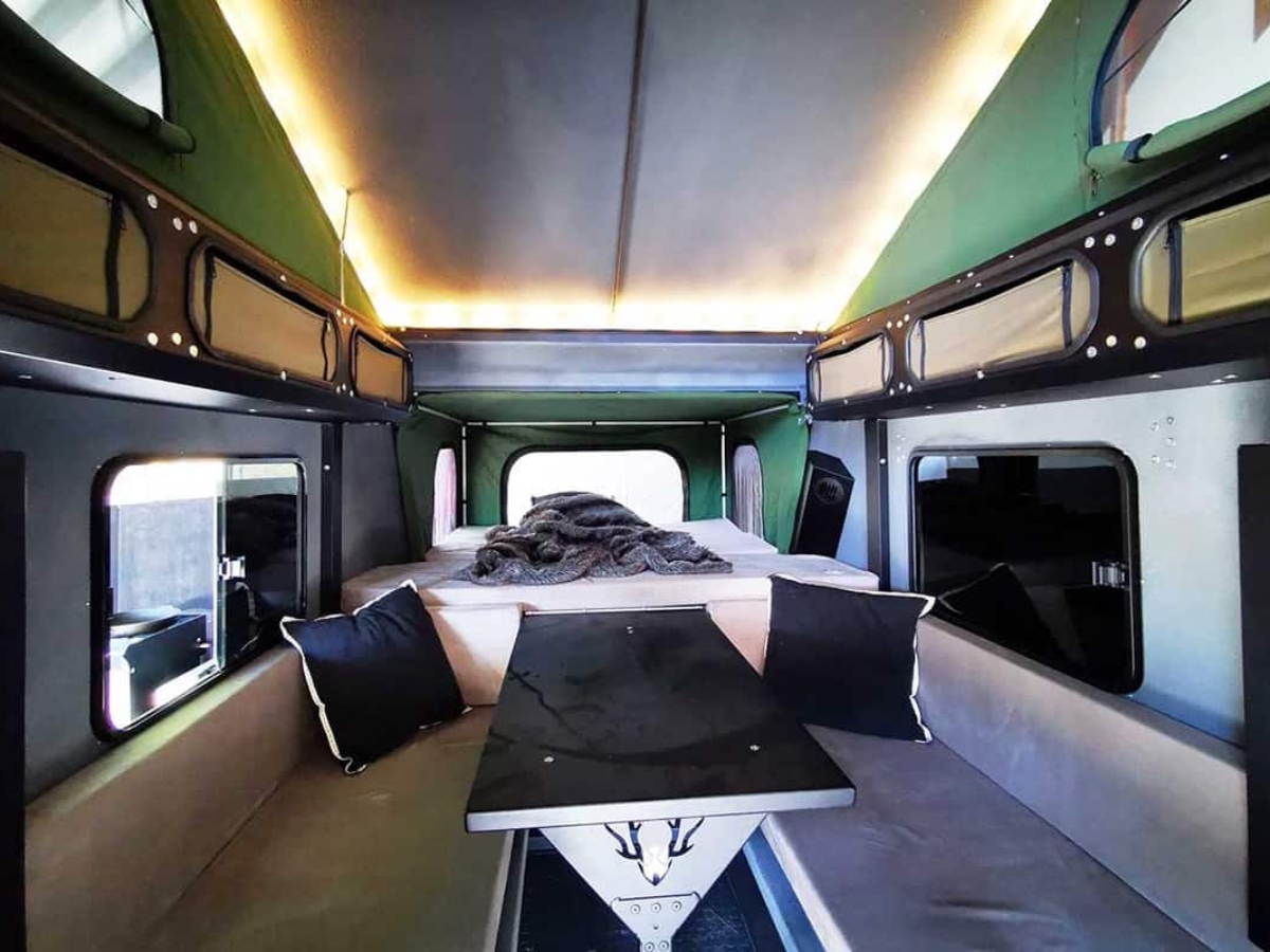 Minicaravan’s new Crawler TRC 428 Nordic trailer interior