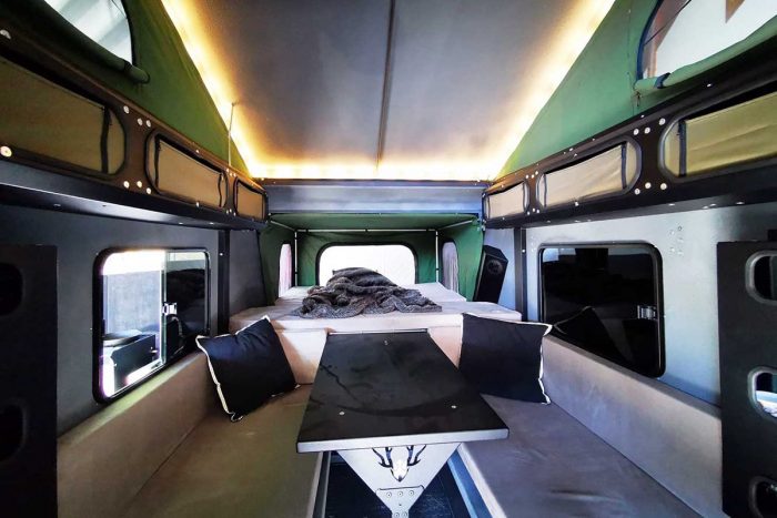 Minicaravan’s new Crawler TRC 428 Nordic trailer interior