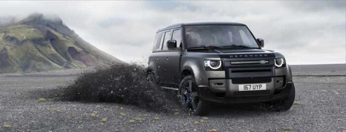 2022 Defender V8 Carpathian Edition front