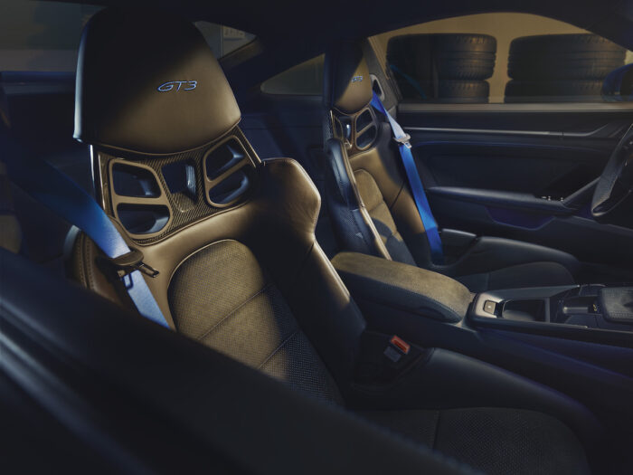 2022 Porsche 911 GT3 interior front seats