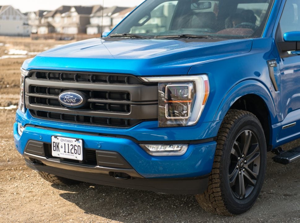 2021 F-150 Hybrid Lariat redesigned front grill