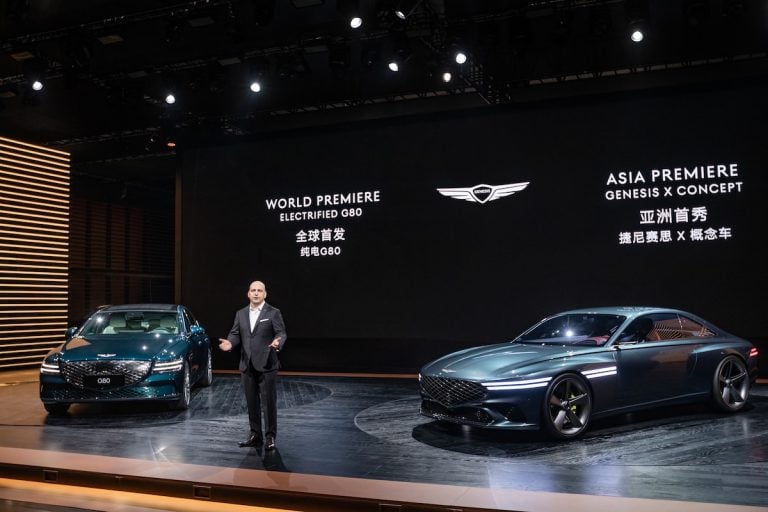 2023 Genesis Electrified G80 debut in China