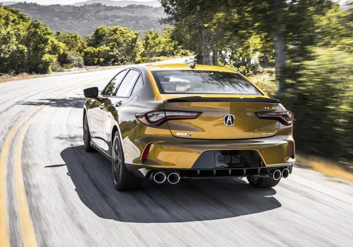 2024 Acura TLX Type S rear driving