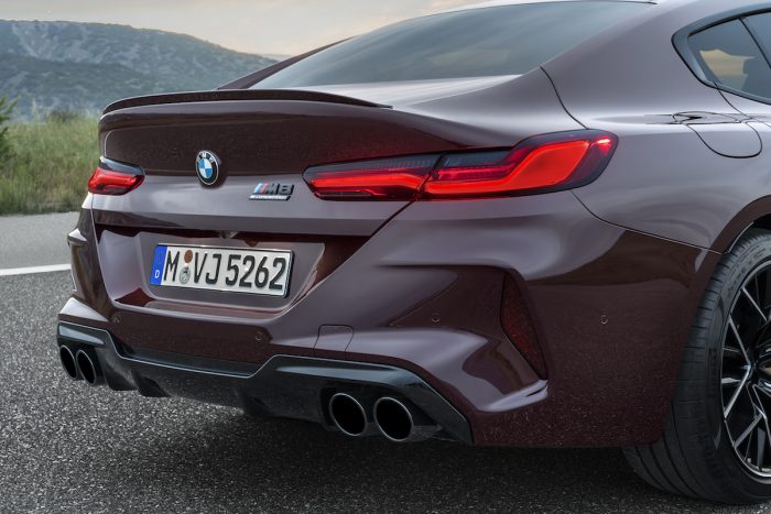 2021 BMW M8 Gran Coupe Competition rear desgin
