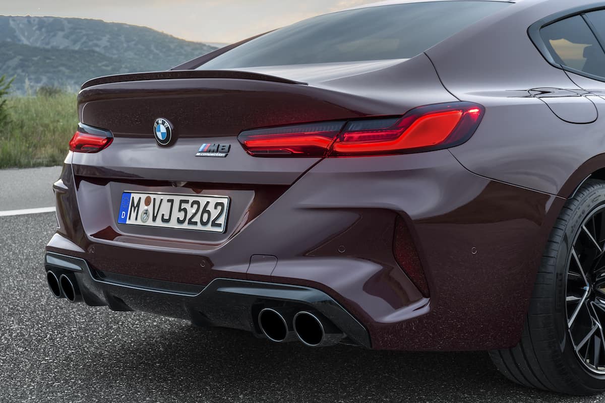 2021 BMW M8 Gran Coupe Competition rear desgin