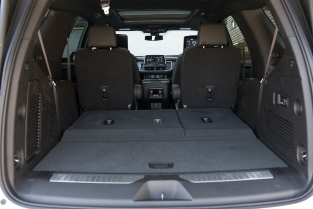 2021 Chevrolet Tahoe RST Duramax Diesel rear cargo space with seats down