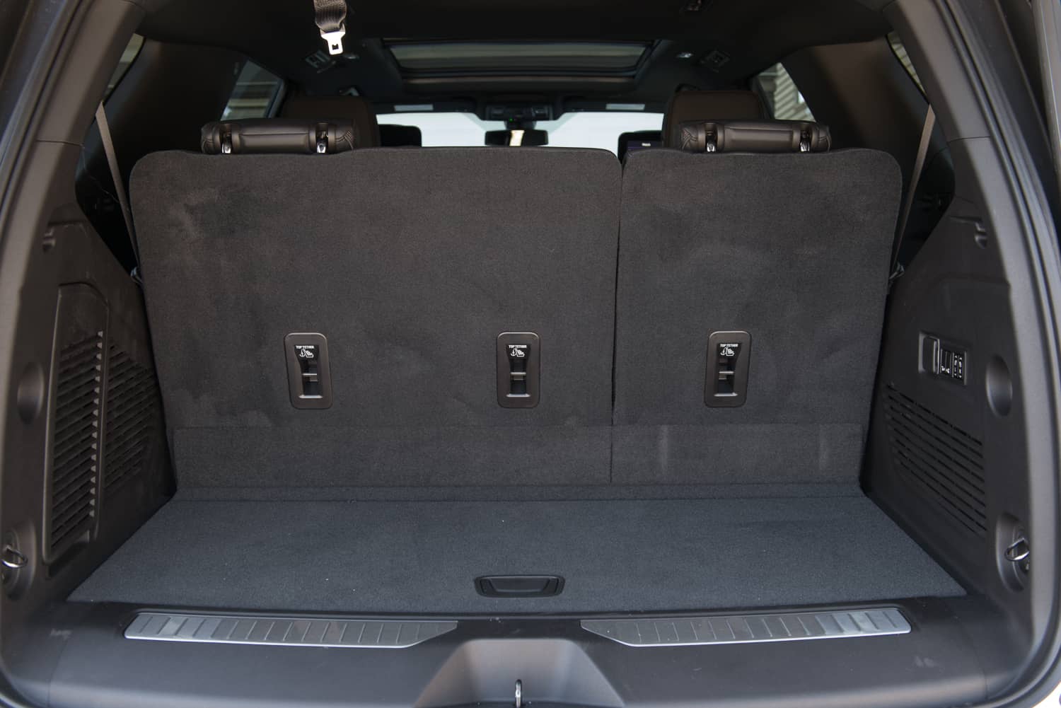 2021 Chevrolet Tahoe RST Duramax Diesel rear cargo space with seats up