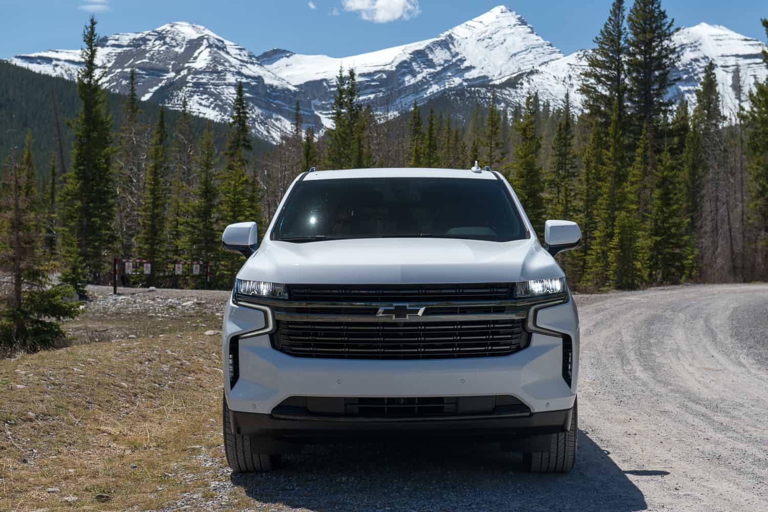 2021 Chevrolet Tahoe RST Duramax Diesel front grille white