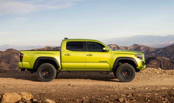 2022 Toyota Tacoma TRD Pro lifted suspension