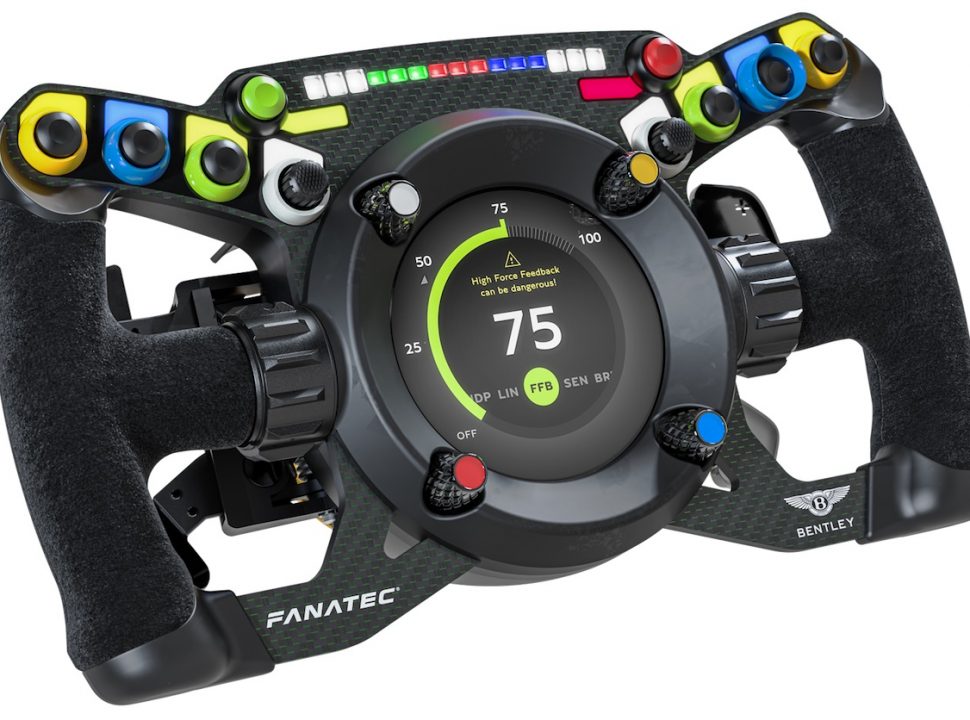 Fanatec and Bentley Team Up on this GT3 Steering Wheel