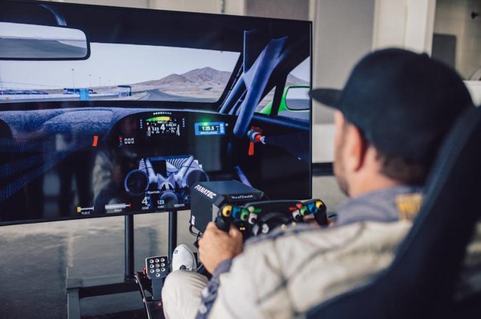 Fanatec Bentley GT3 Steering Wheel in action