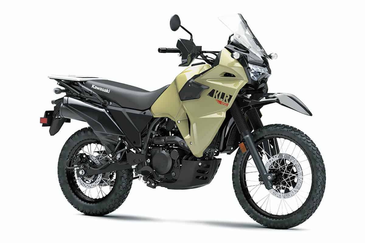 2022 Kawasaki KLR650 front