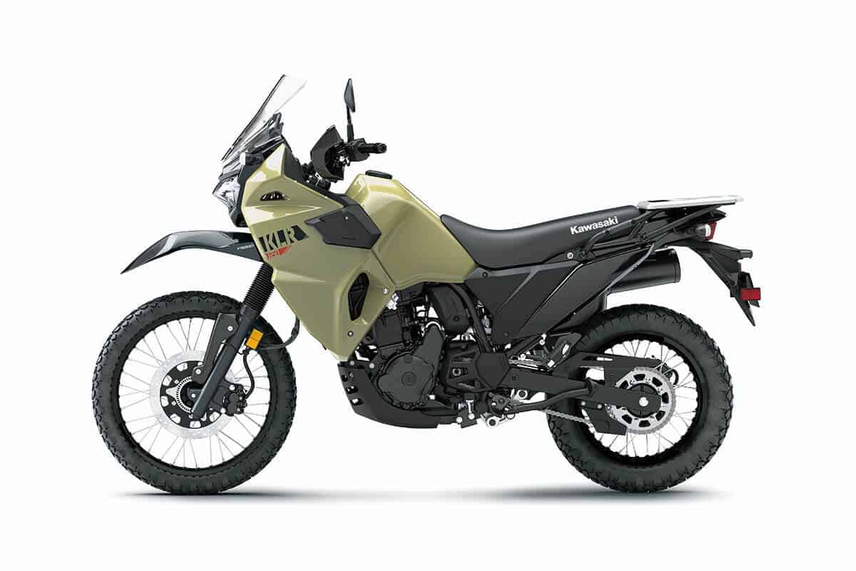 2022 Kawasaki KLR650 sideview