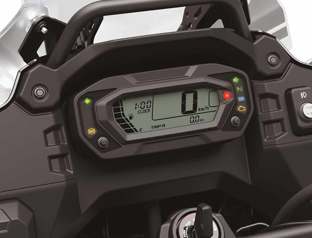2022 Kawasaki KLR650 digital gauge