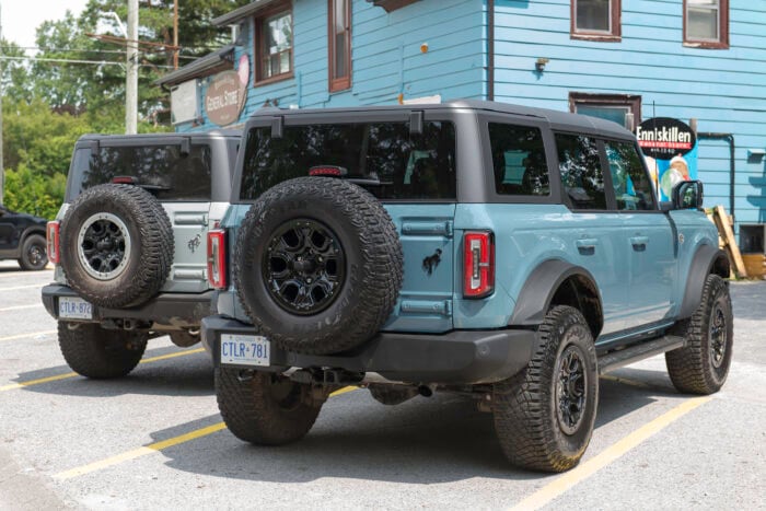 2021 Ford Bronco Wildtrack 4 door interior. Photo: Amee Reehal