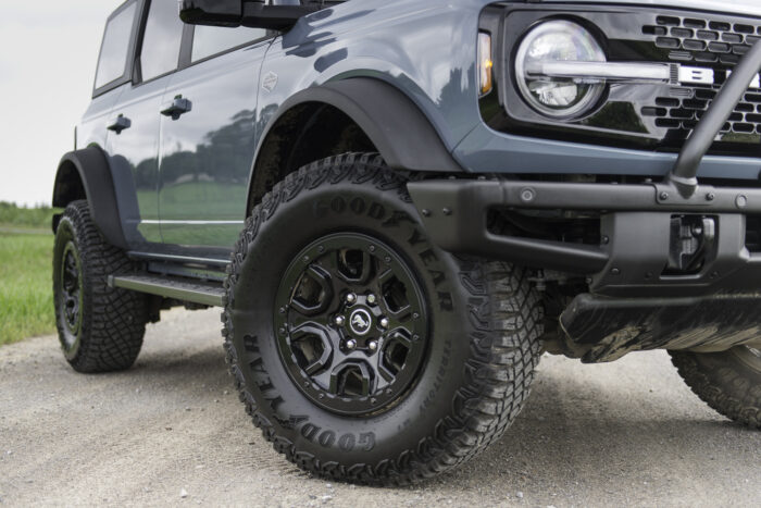 2021 Ford Bronco Wildtrack 4 door wheels and front bumper