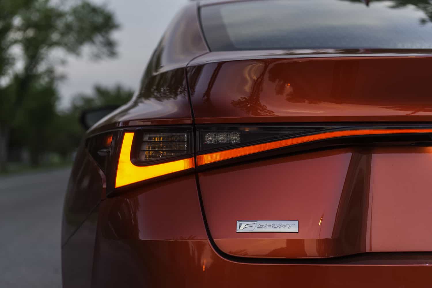 2021 Lexus IS 350 F Sport taillight