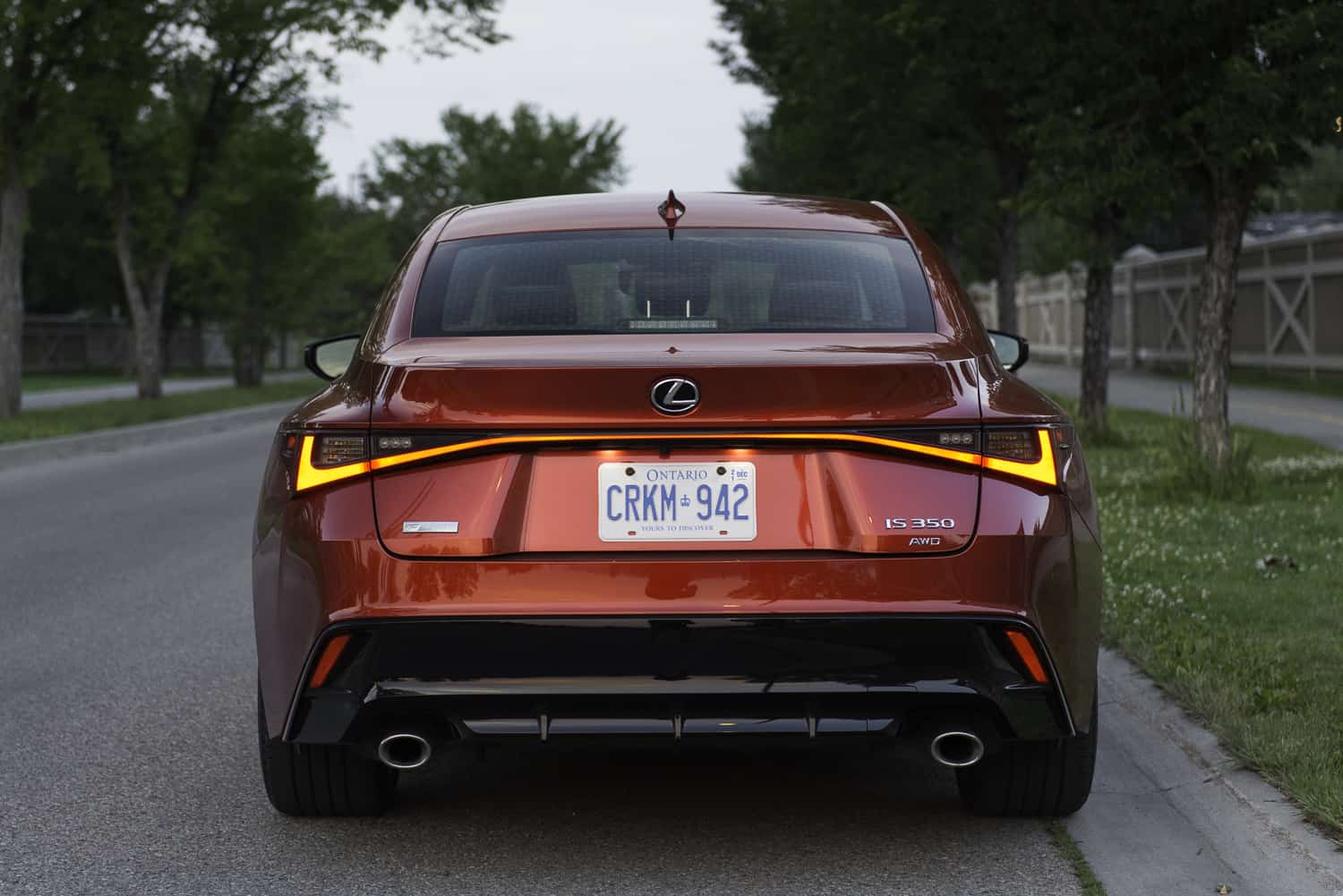 2021 Lexus IS 350 F Sport rear head on