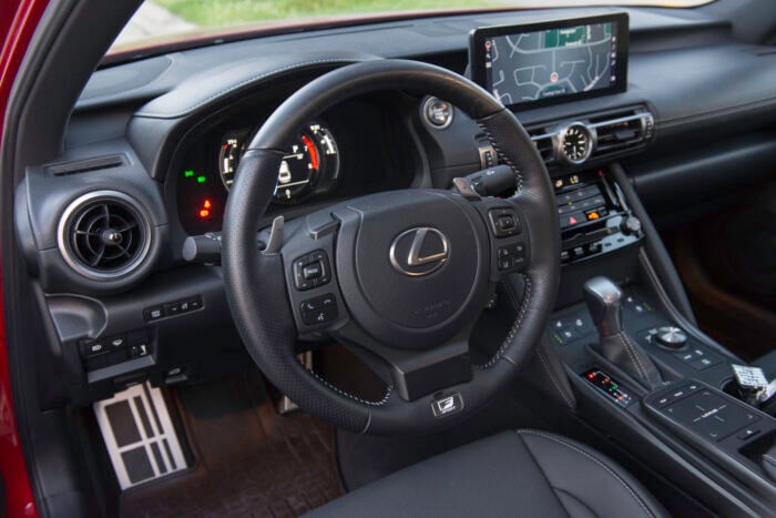 2021 Lexus IS 350 F Sport interior cockpit