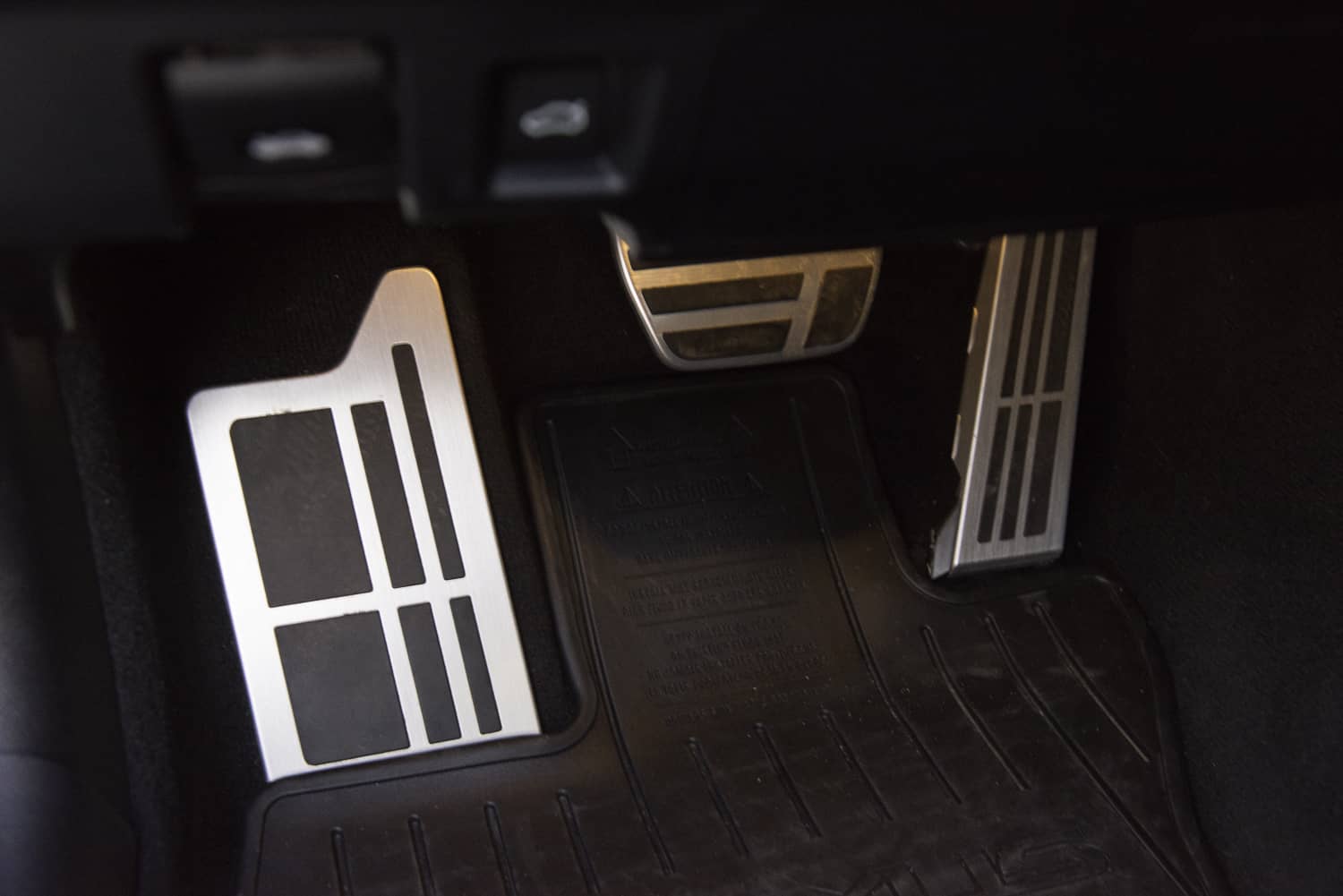 2021 Lexus IS 350 F Sport interior pedals