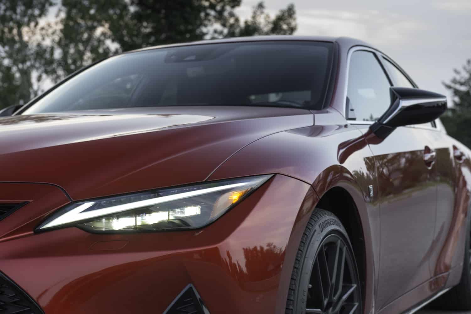 2021 Lexus IS 350 F Sport front headlight
