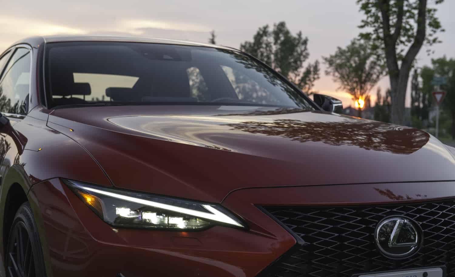 2021 Lexus IS 350 F Sport headlight