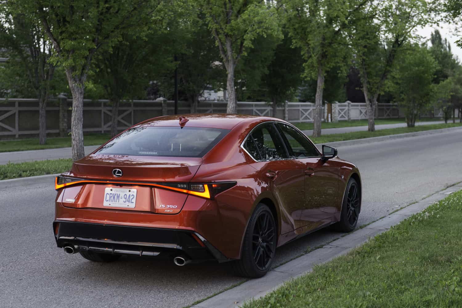 2021 Lexus IS 350 F Sport rear