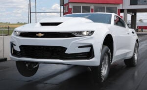 2023 Chevrolet COPO Camaro. Professional Driver. Closed course.
