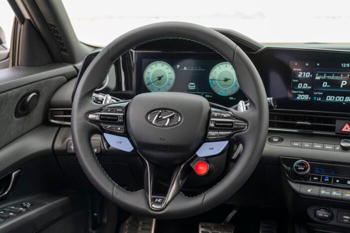 2022 Hyundai Elantra N interior