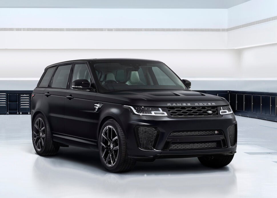 2022 Range Rover Sport SVR Ultimate Edition in black