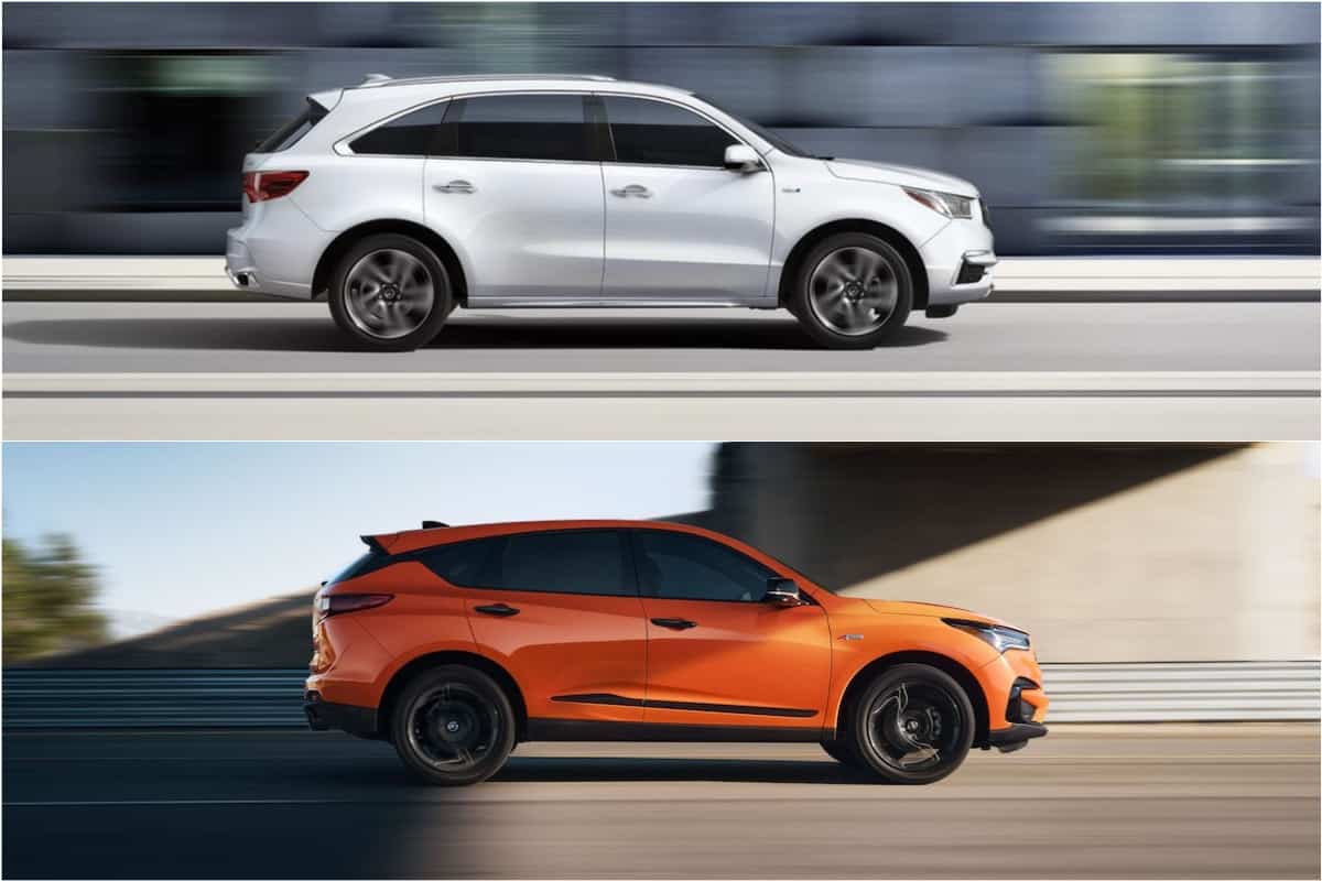 Mdx Vs Rdx Acura S 2021 Luxury Suvs Compared Tractionlife