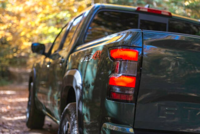 2022 Nissan Frontier rear taillight