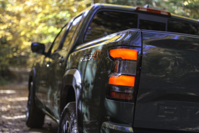2022 Nissan Frontier rear taillight