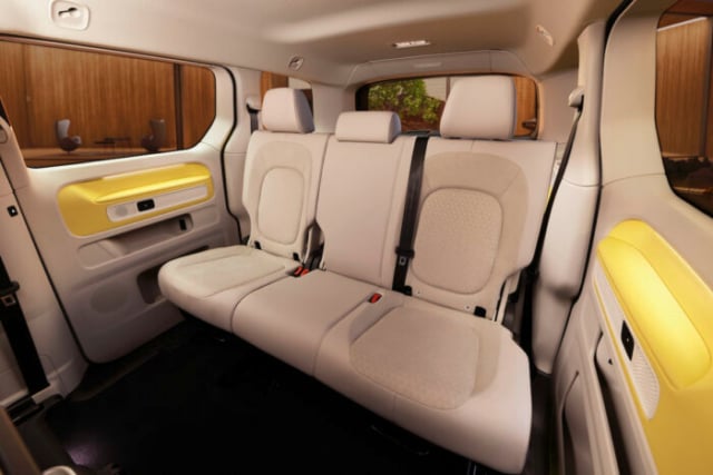 2024 VW ID. Buzz interior rear seats