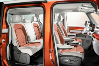 2024 VW ID. Buzz interior orange door open