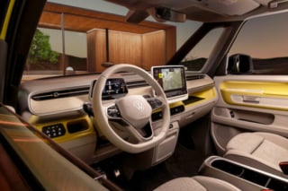 2024 VW ID. Buzz interior yellow front cabin