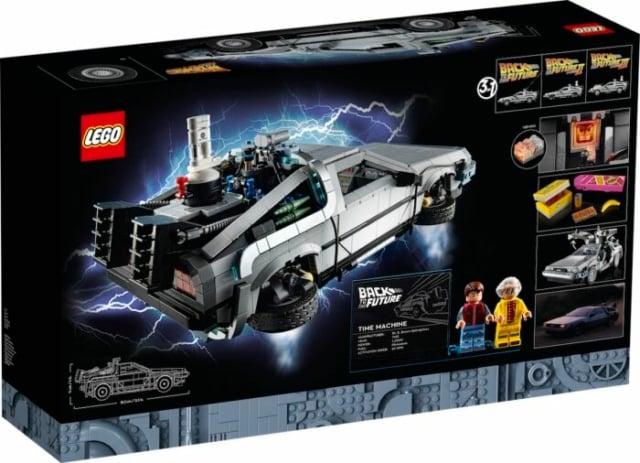 LEGO Creator 3-in-1 Back to the Future Time Machine box back