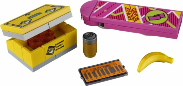 LEGO Creator 3-in-1 Back to the Future Time Machine features