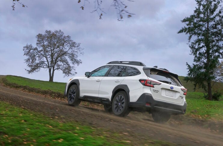 2023 Subaru Outback white rear