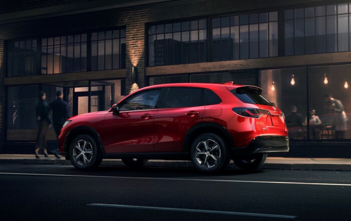 2023 Honda HR-V red rear view