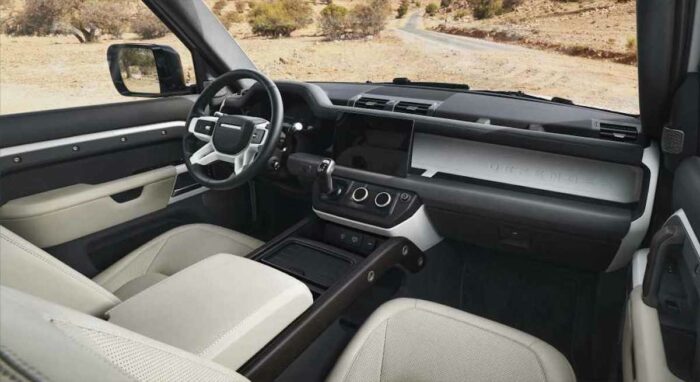 2023 Land Rover Defender 130 interior front cabin