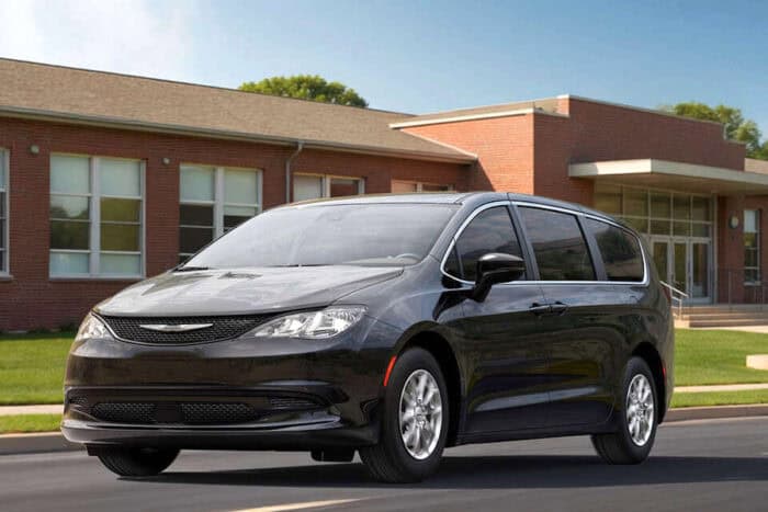 Chrysler Grand Caravan / Pacifica LX front parked on road