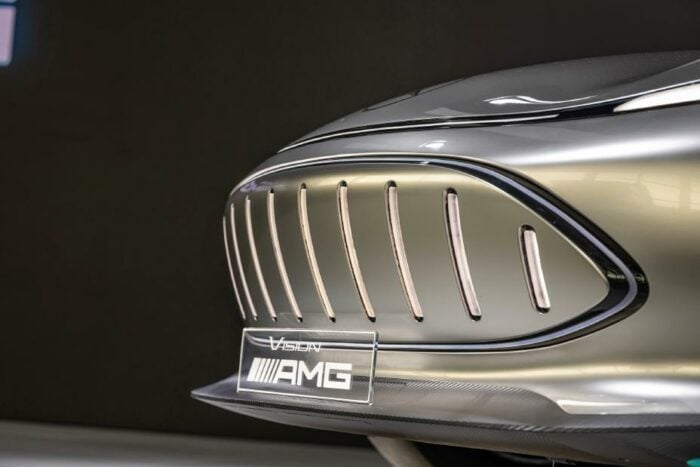 Mercedes AMG electric Vision AMG concept grill front