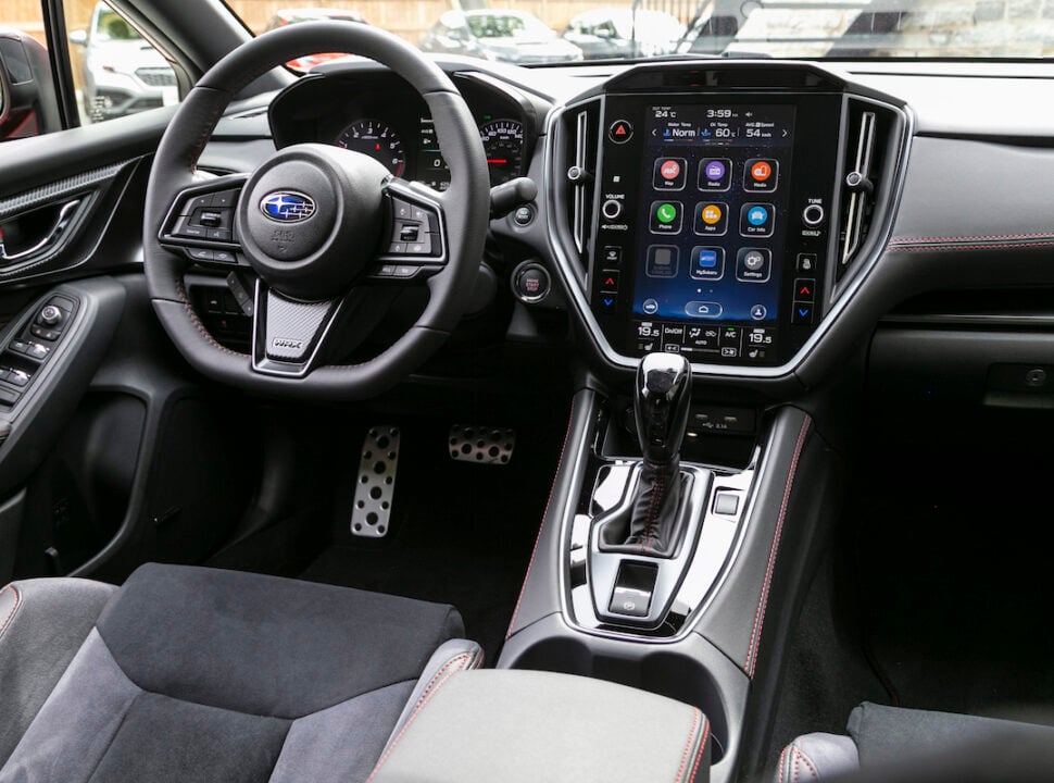 2022 Subaru WRX interior