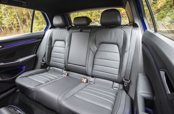 vw golf r 2022 rear seats