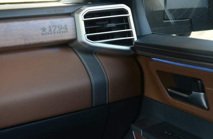 2022 Toyota Tundra CrewMax 1794 Edition interior front passenger side